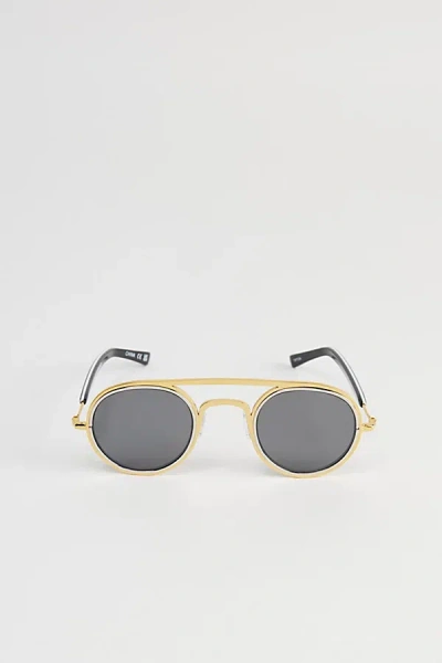 Spitfire Tipton Sunglasses In Gold, Men's At Urban Outfitters In Blue
