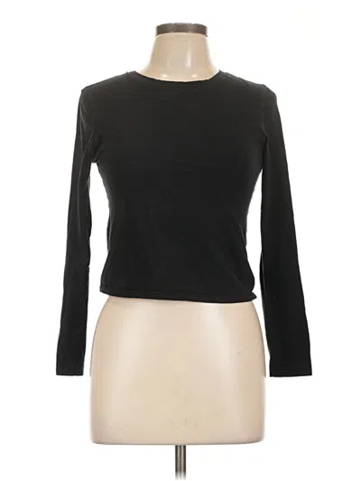 Pre-owned Splash 3/4 Sleeve T-shirt In Black