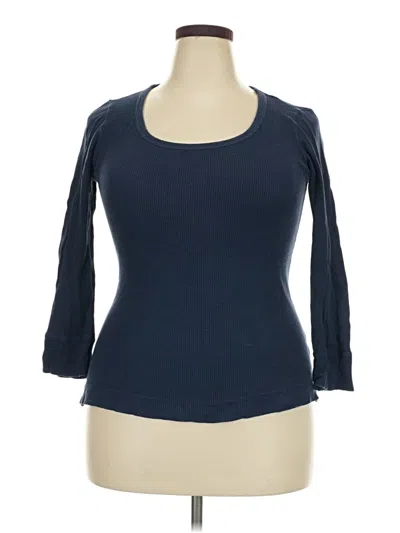 Pre-owned Splash 3/4 Sleeve T-shirt In Blue