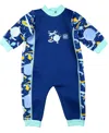 Splash About Baby Boys And Girls Warm In One Wetsuit In Blue