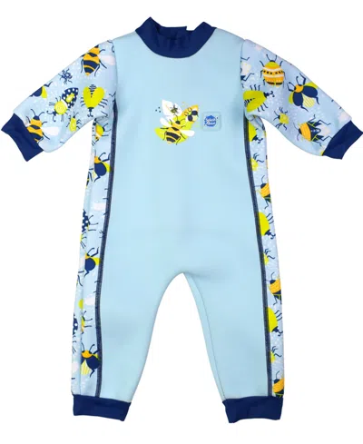Splash About Baby Boys And Girls Warm In One Wetsuit In Blue