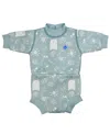 Splash About Baby Girls Happy Nappy Wetsuit With Swim Diaper In Sunny Bear