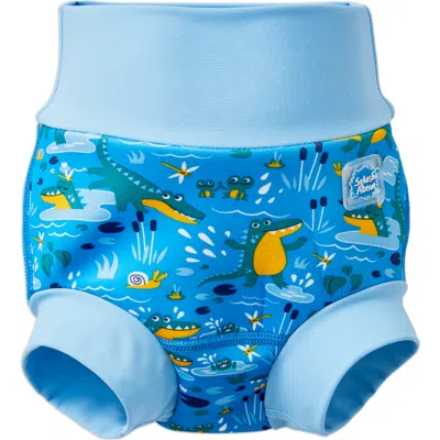 Splash About Kids'  Happy Nappy Reusable Swim Diaper In Blue