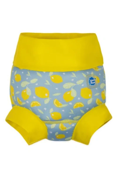 Splash About Kids'  Happy Nappy™ Reusable Swim Diaper In Yellow