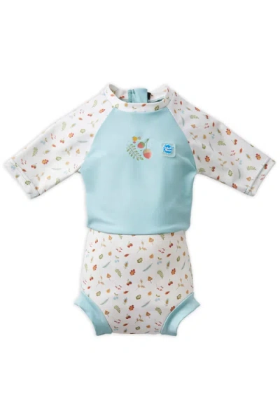 Splash About Kids'  Happy Nappy® Sunsuit With Incorporated Swim Diaper In Multi