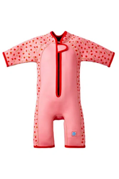 Splash About Kids Neoprene Shorty Wetsuit In Red