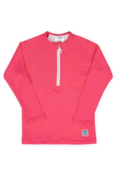 Splash About Kids Premium Long Sleeve Rashguard In Pink