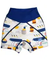 Splash About Toddler Boys Splash Jammers Swim Diaper In Tug Boats