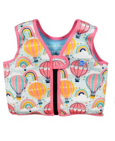 Splash About Babies' Toddler Girls Go Splash Swim Vest In Over The Rainbow