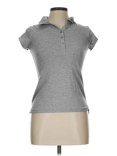 Pre-owned Splash Short Sleeve Polo Shirt In Gray