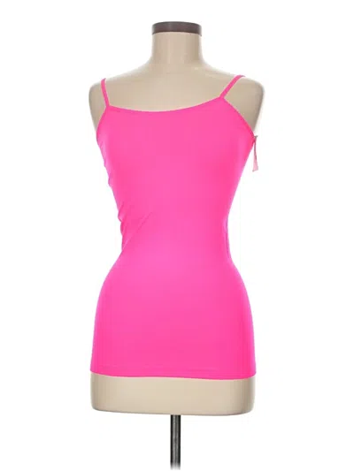 Pre-owned Splash Tank Top Pink Strapless Neckline Tops