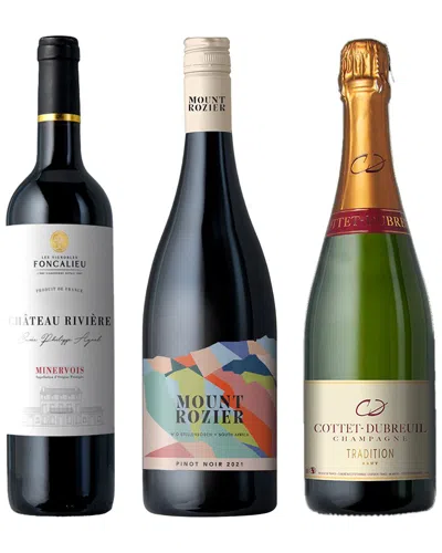 Splash Wines Connoisseur Gift: 3 Bottles