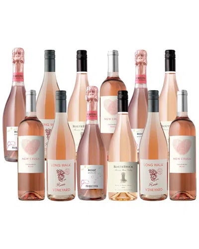 Splash Wines Roses & Bubbles We Love:12 Bottles In Multi