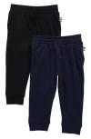 Splendid Babies'  2-pack Drawstring Joggers In Navy/black