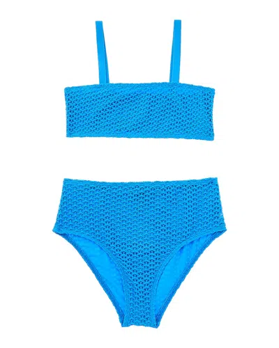 Splendid Kids' 2pc Bikini Set In Blue
