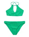 Splendid 2pc Bikini Set In Green