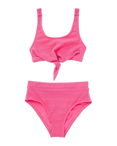 Splendid Kids' 2pc Bikini Set In Pink