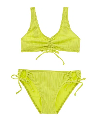Splendid Kids' 2pc Bikini Set In Green