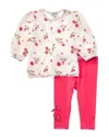 Splendid 2pc Camellia Rose Pullover Set In White