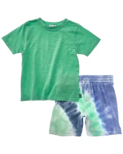 Splendid Kids' 2pc Coast Tie-dye T-shirt & Short Set In Multi