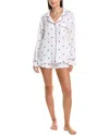 Splendid 2pc Lottie Gauze Pajama Short Set In White