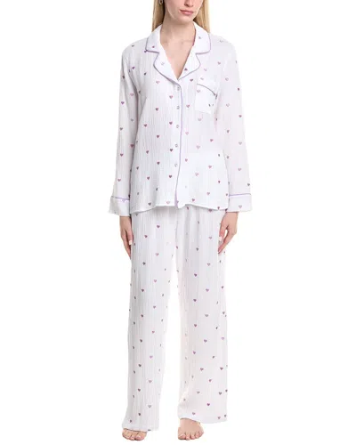 Splendid 2pc Lottie Love Gauze Set In White