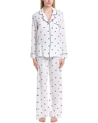 Splendid 2pc Lottie Love Gauze Set In White