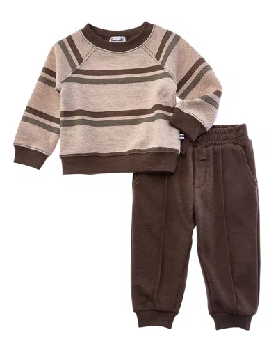 Splendid Kids' 2pc On The Trail Sweatshirt & Pant Set In Multi
