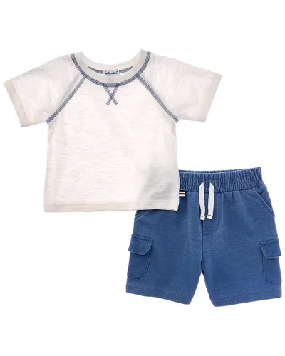 Splendid Kids' 2pc Ryan Raglan T-shirt & Short Set In Blue