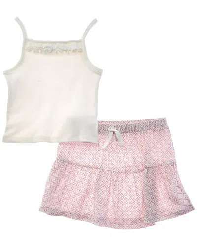 Splendid 2pc Sugarland Top & Skirt Set In White