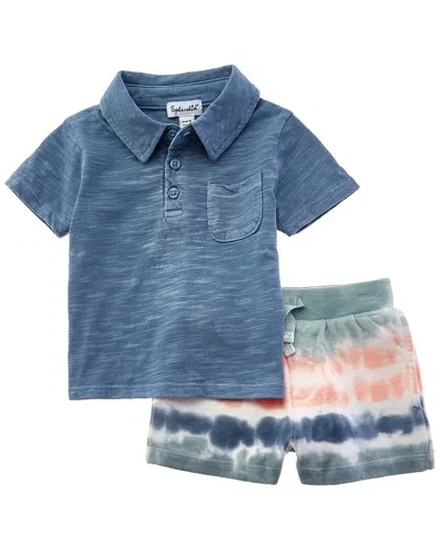 Splendid Kids' 2pc Sunray Short Set In Blue
