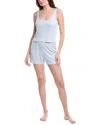 Splendid 2pc Tank & High-waist Boxer Set In Blue