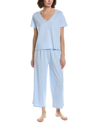 Splendid 2pc T-shirt & Crop Pant Set In Blue