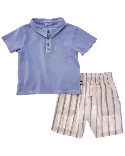 Splendid Kids' 2pc Under The Sea Polo & Short Set In Multi