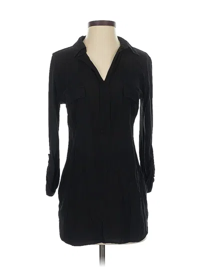 Pre-owned Splendid 3/4 Sleeve Blouse In Black