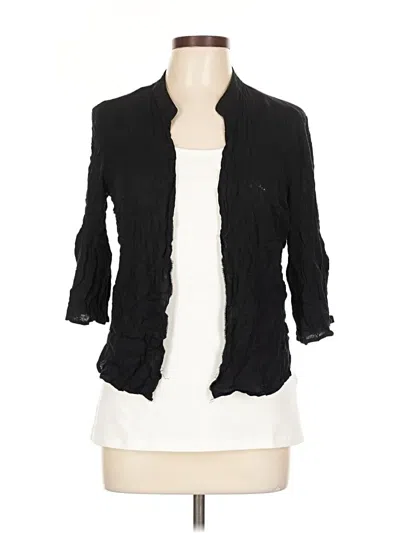 Pre-owned Splendid 3/4 Sleeve Blouse In Black
