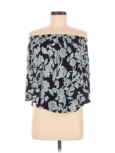Pre-owned Splendid 3/4 Sleeve Blouse In Blue