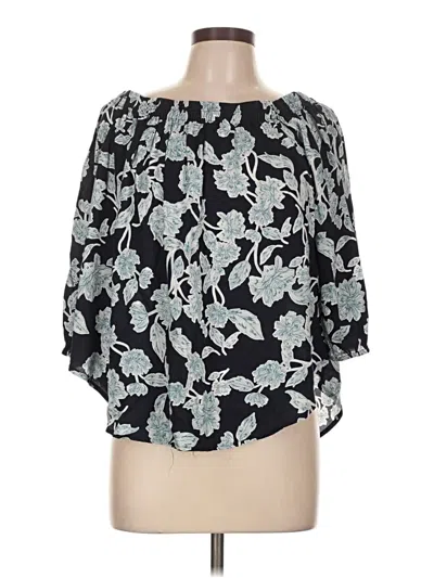Pre-owned Splendid 3/4 Sleeve Blouse In Blue