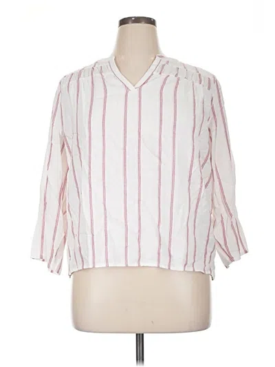 Pre-owned Splendid 3/4 Sleeve Blouse In Pink