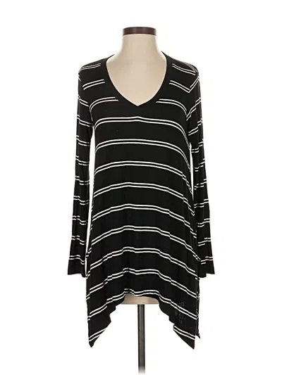 Pre-owned Splendid 3/4 Sleeve T-shirt In Black