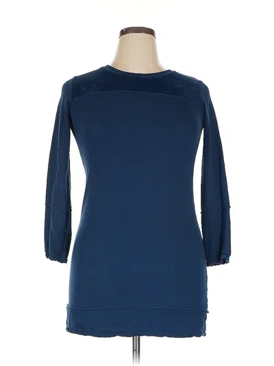Pre-owned Splendid 3/4 Sleeve Top Blue Boatneck Tops