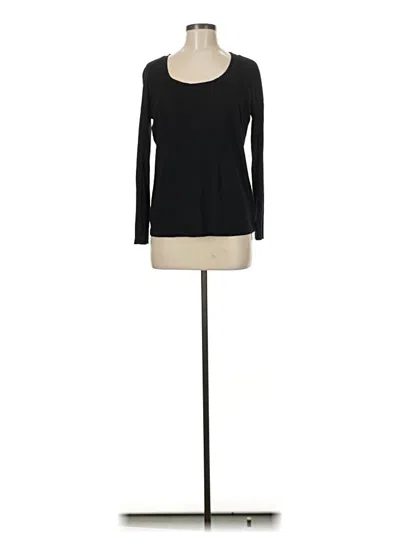Pre-owned Splendid 3/4 Sleeve T-shirt In Black