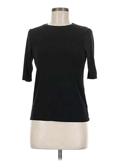 Pre-owned Splendid 3/4 Sleeve T-shirt In Black