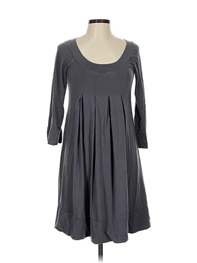 Pre-owned Splendid 3/4 Sleeve T-shirt In Gray