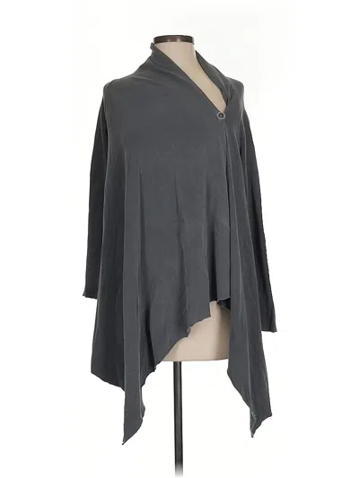 Pre-owned Splendid 3/4 Sleeve T-shirt In Gray