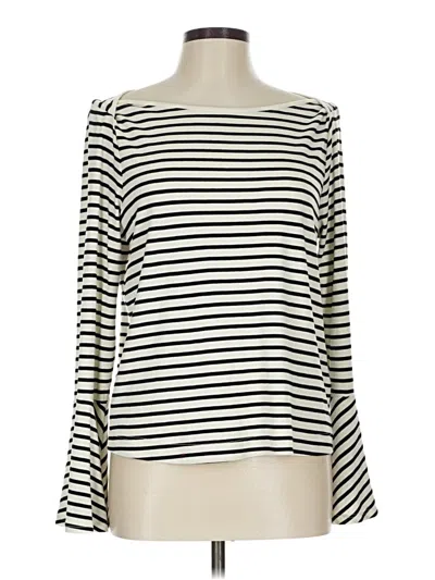 Pre-owned Splendid 3/4 Sleeve T-shirt In Ivory