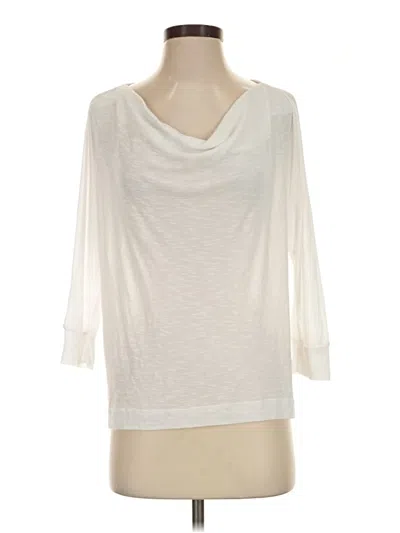 Pre-owned Splendid 3/4 Sleeve T-shirt In Ivory