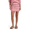 Splendid Aacadia Stripe Sweater Skirt In Holly Multi
