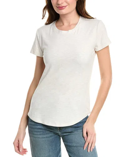 Splendid Abbie Slub Crew T-shirt In Brown