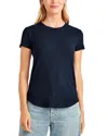 Splendid Abbie Cotton Blend Slub Jersey T-shirt In Navy